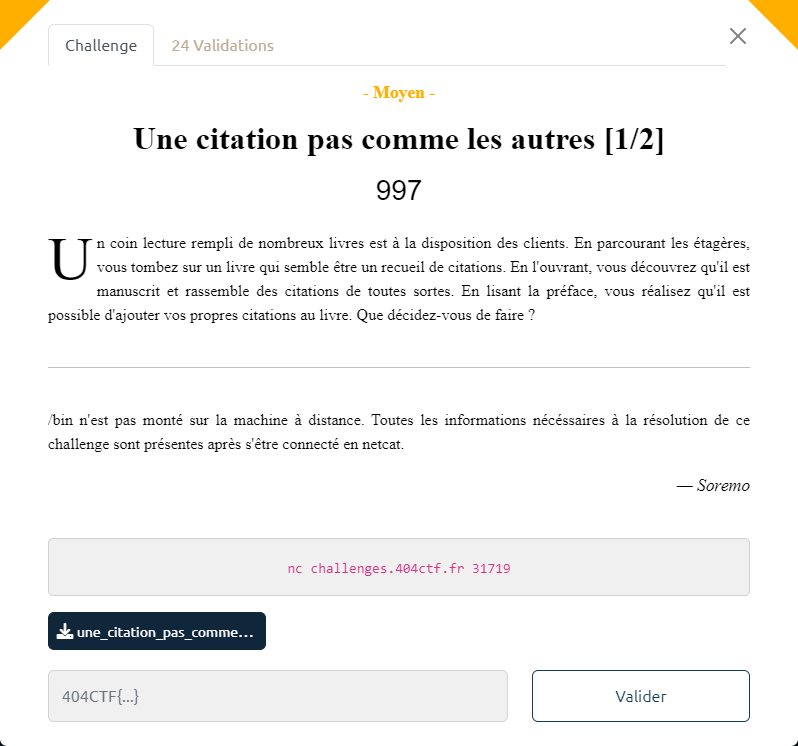Challenge Description